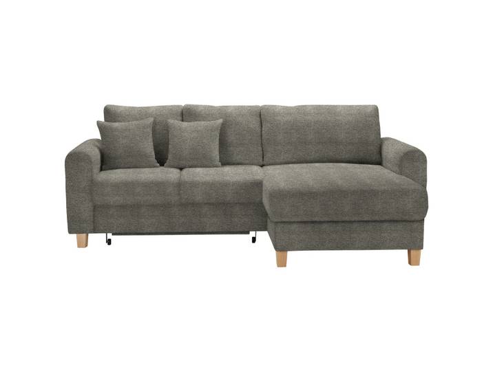 Ecksofa Velours Taupe
