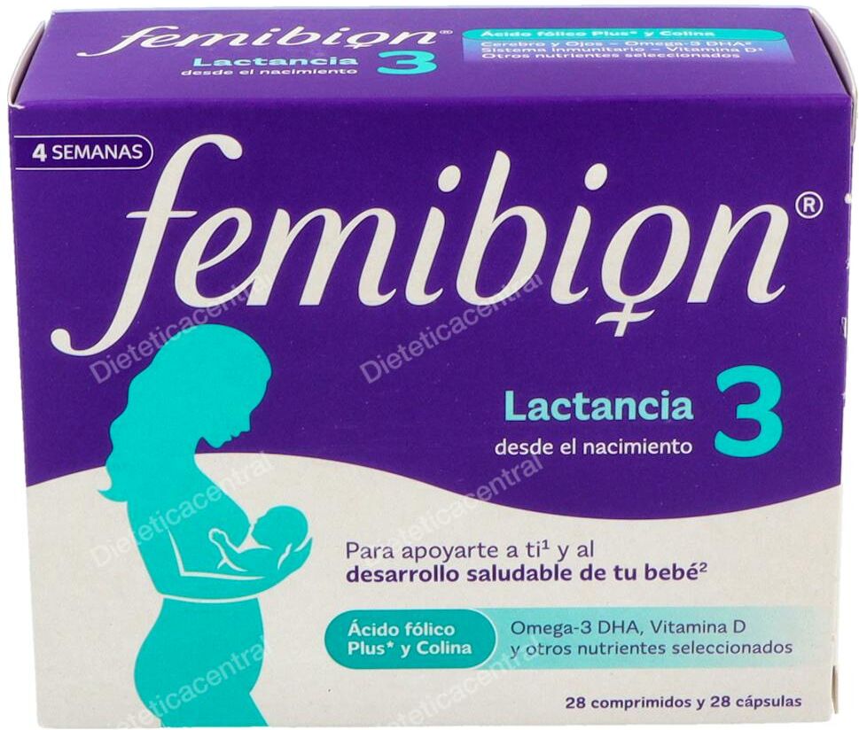 Merck femibion 3 lactancia 28comp.+28cap.