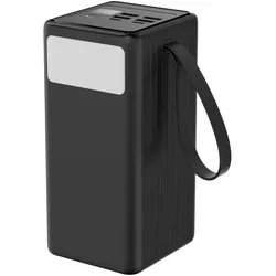 Platinet PMPB6020 60000MAH 20W PD Powerbank Schwarz (60000 mAh, 20 W), Powerbank, Schwarz