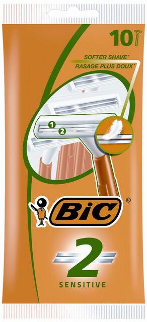 BIC Rakhyvel Sensitive 2-blad 10/fp