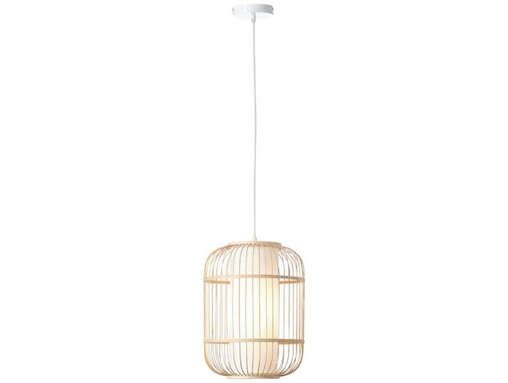 Brilliant Hängeleuchte Bones, Naturfarben, Weiß, Holz, Metall, 30x150x30 cm, CE, höhenverstellbar, Lampen & Leuchten, Innenbeleuchtung, Hängeleuchten, Pendelleuchten