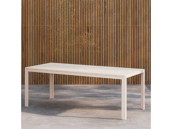 Gartentisch Break Material: Metall Metallart: Aluminium Oberfläche Metall: Pulverbeschichtet 205cm Beige/Beige