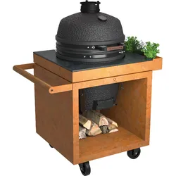 OFYR Kamado Table Corten 75 PRO+ Corten Ceramic Dark