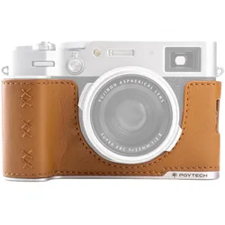 Pgytech Leather Camera Case (For FUJIFILM X100VI Clay Brown), Kameratasche, Braun