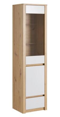 Schrank Vitrinenschrank Buffet Regalschrank Glasfront Glas-Regalböden