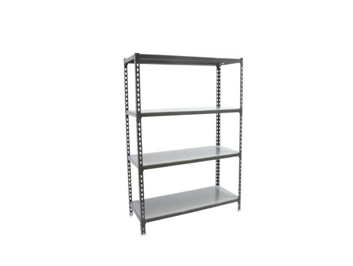 Simon Rack Metallregal 1500x900x500 mm - Simonclick 4 Höhen, Metallablage, Biegepunkt 180 kg, Korrosionsschutzlackierung, Klicksystem-Montage, Anthrazit/Verzinkt