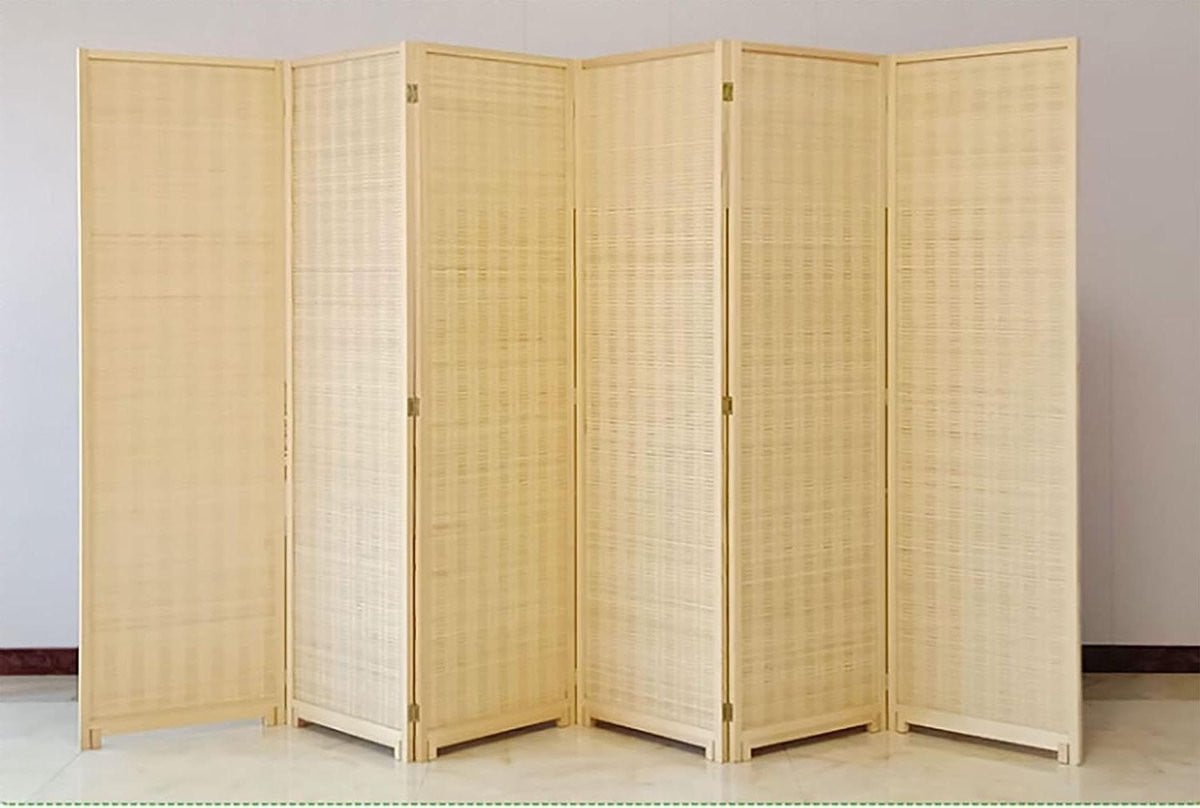 Kamerscherm Bamboe - Natuurlijk Room Divider voor Privacy - Hoogte: 180 cm