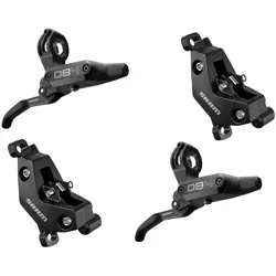 SRAM Scheibenbremse DB4 matt schwarz eloxiert | Set