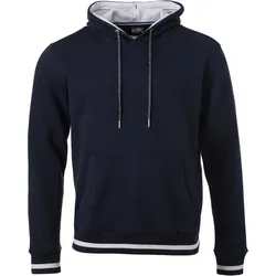 James & Nicholson Herren Club Kapuzen Sweater Hoodie JN778 navy/white L
