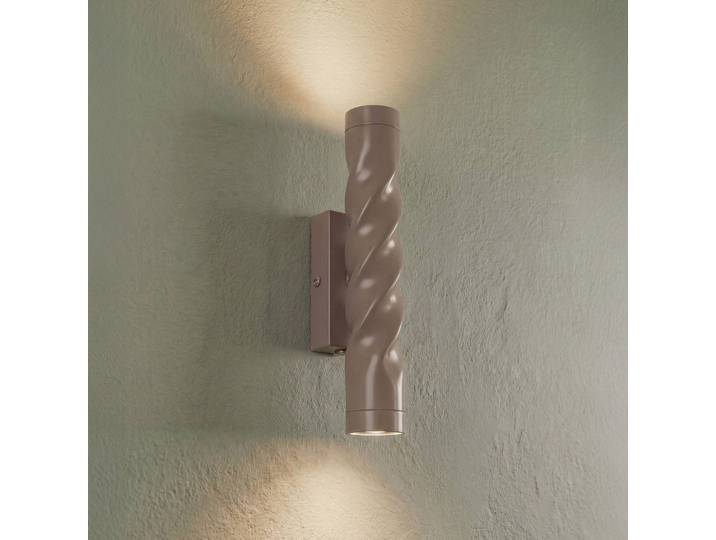 OSRAM Wandlampe Decor Twirl, creme / amber, für Wohn- / Esszimmer, Metall, Modern, Wandleuchte, Wandlampe Innen