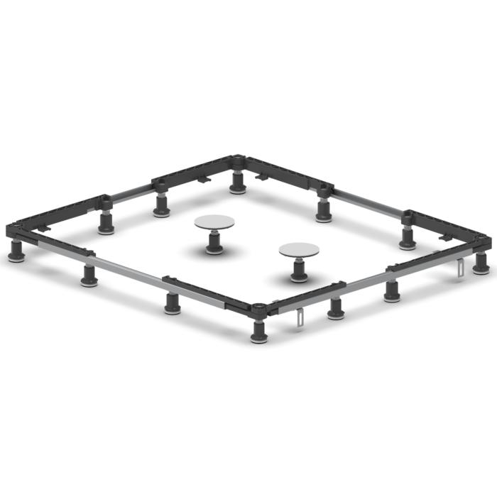 mabo Sanitec Montagerahmen EVO1200 101391 für Duschwannen von 700 x 700 mm bis 1250 x 1250 mm