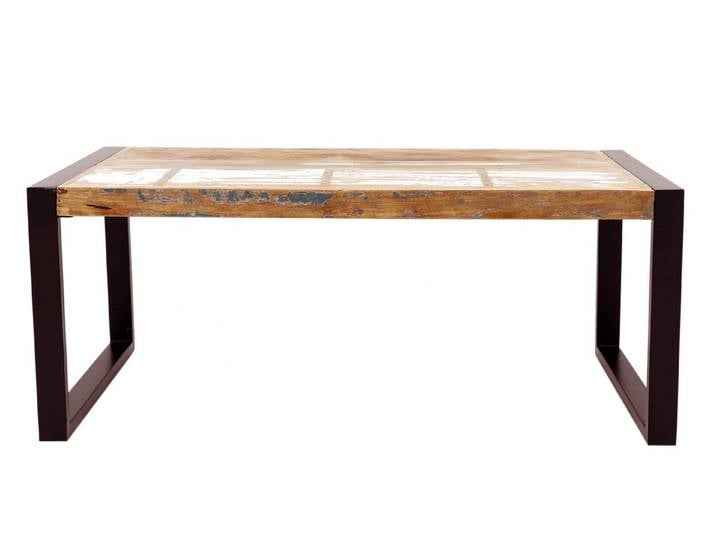 Indischesmoebelhausde Couchtisch Couchtisch Retro 110x45x60 aus recyceltem Mangoholz