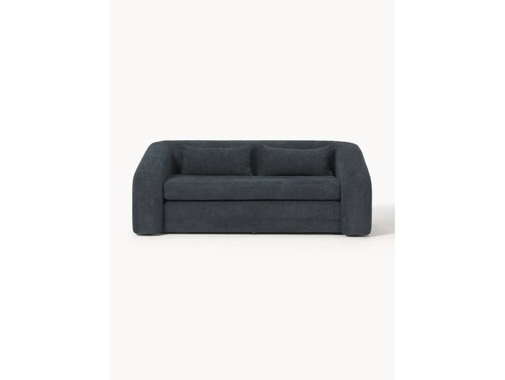 Schlafsofa Eliot (2-Sitzer) aus Teddy-Bouclé