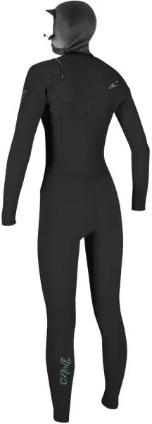 Neoprenanzug Damen O'Neill Epic 6mm Hooded Chest Zip (8 - Schwarz)