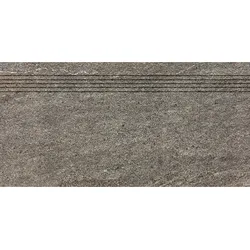 Rako Quarzit Treppenfliese braun 30x60 cm matt DCVSE736.1