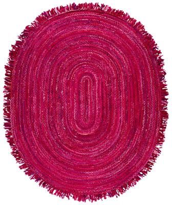 SAFAVIEH Handmade Braided Libby Country Cotton Rug with Fringe