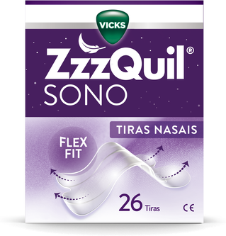 ZzzQuil Tiras Nasais Sono Flex Fit 26 un