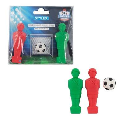 STYLEX Radiergummi-Set Fußball Kollektion 3-teilig
