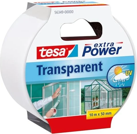 tesa Folienband extra Power Transparent, 48 mm x 10 m
