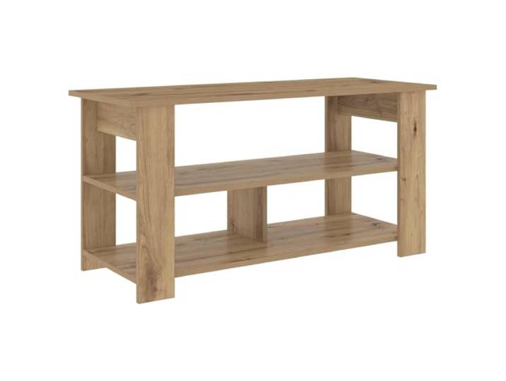 GKHPYURE TV-Ständer Eiche Handwerk 100 x 40 x 50 cm Technisches Holz, geräumige Regale, Montage erforderlich, Verwendung im Innenbereich