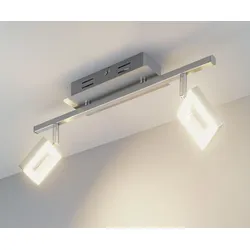 Spotleiste REAL (BHT 36x16,80x8 cm) - silber - BHT 36x16,80x8 cm
