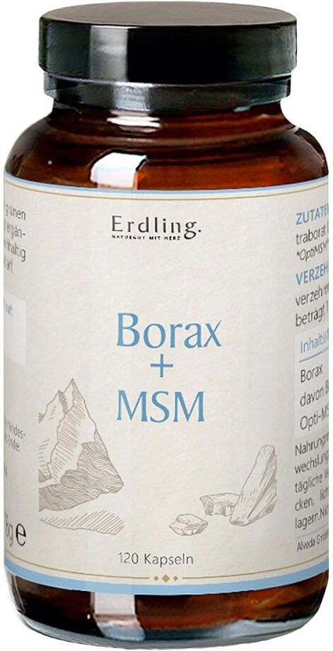 Borax Optimsm+natriumtetraborat Kapseln Erdling 120stk
