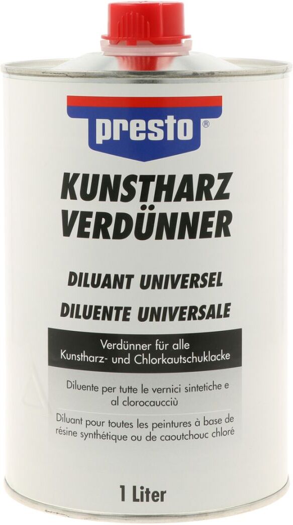 european aerosols presto Kunstharz-Verdünner, transparent, 1,00 l