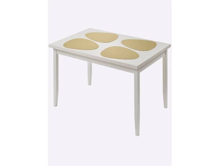 Platzset HEINE HOME, beige (goldfarben), B:45cm, 100% Polyurethan, Platzsets, Platzset