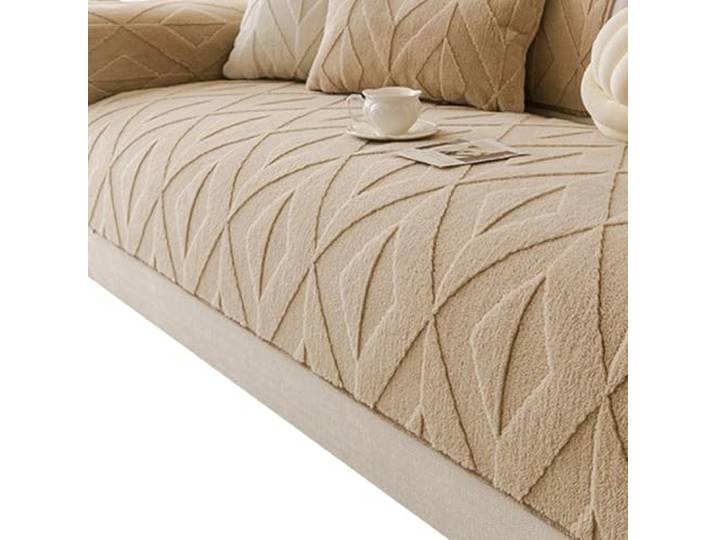 KRXSOBNV Sofabezüge 2-3-Sitzer-Sofas, haustierfreundlich, weich, rutschfest,(Brown,90x280cm)