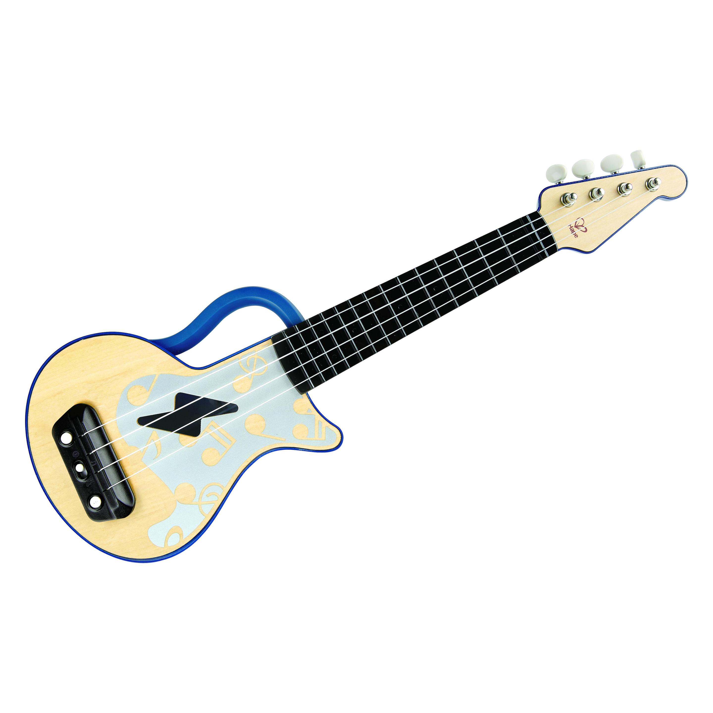 Hape Elektrische Lern-Ukulele, Blau (E0625)