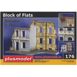 Plus Model Häuserblock Ruinen