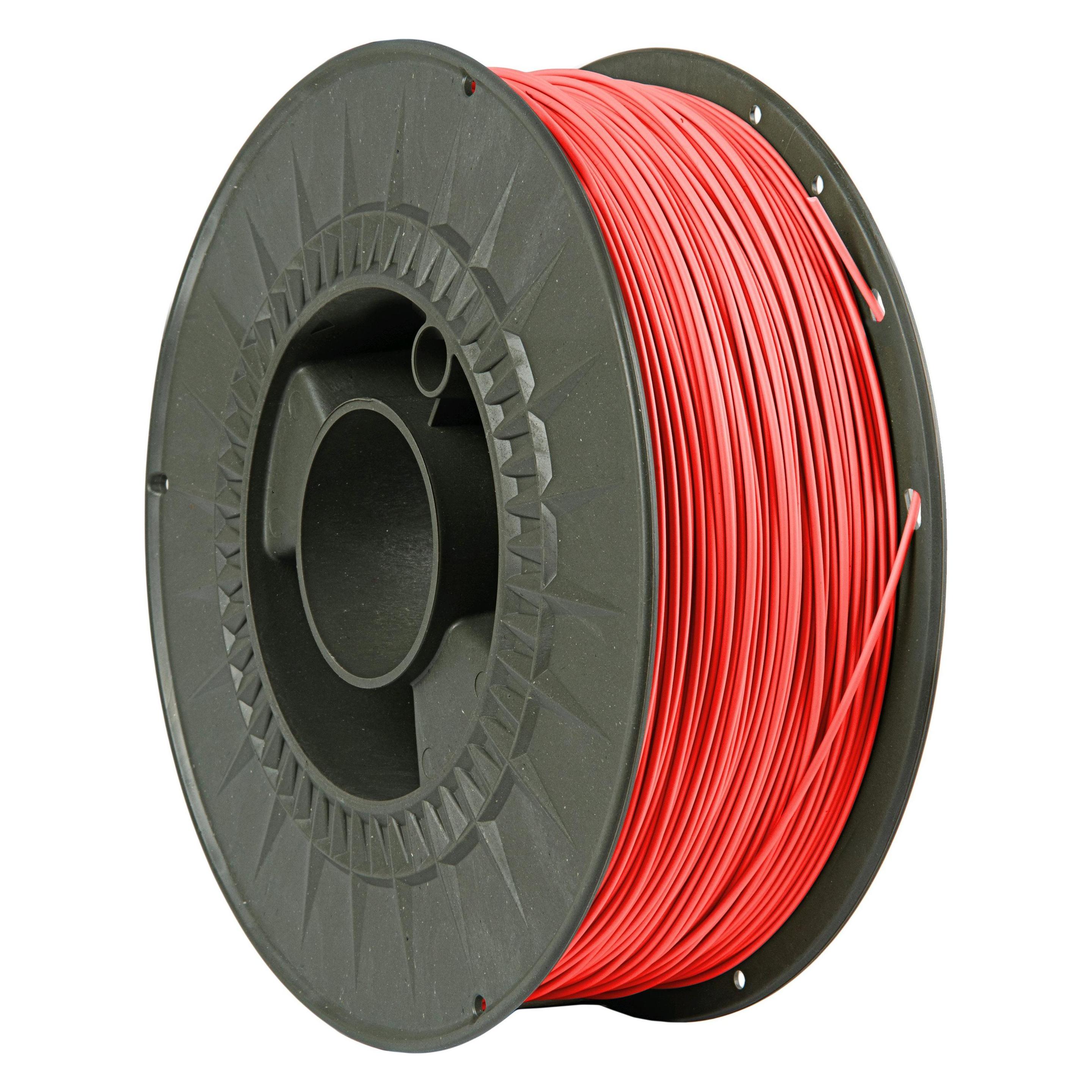C-Tech Tisková struna (filament) ESSENTIAL LINE, PLA, červená, 1,75mm, 1kg (PLA, 1000 g, 1.75 mm) (3DF-E-PLA-1.75-R)