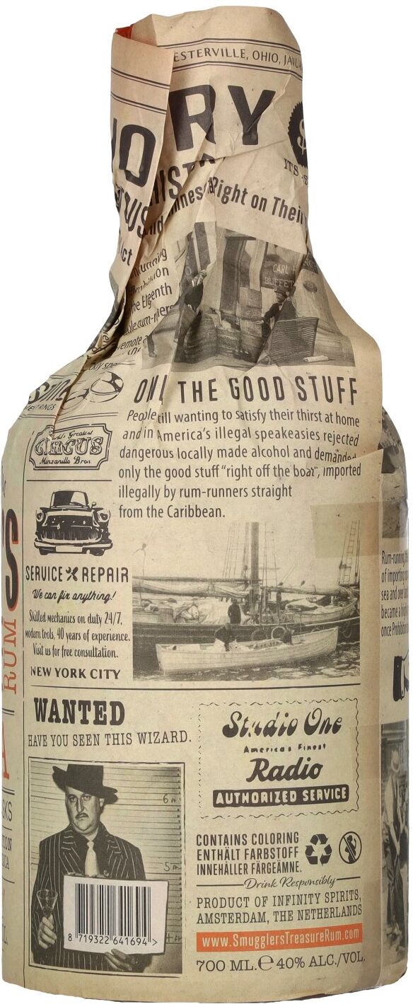 Smuggler's Treasure PANAMA Single Origin Aged Rum 40% Vol. 0,7l