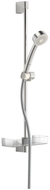 Hansa HANSABASICJET Set de barre de douche 700 mm, DN 15, montage mural, chrome (44780211)