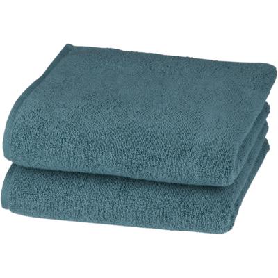 Handtücher ROSS "Sensual 9000", blau (pazifik), B:50cm L:100cm, Frottier, Obermaterial: 100% Baumwolle, Handtücher, mit Aloe-Vera-Öl veredelt