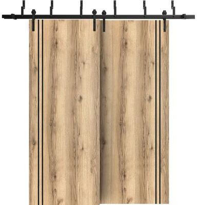 SARTODOORS Planum 0016 Oak Wood Barn Bypass Doors