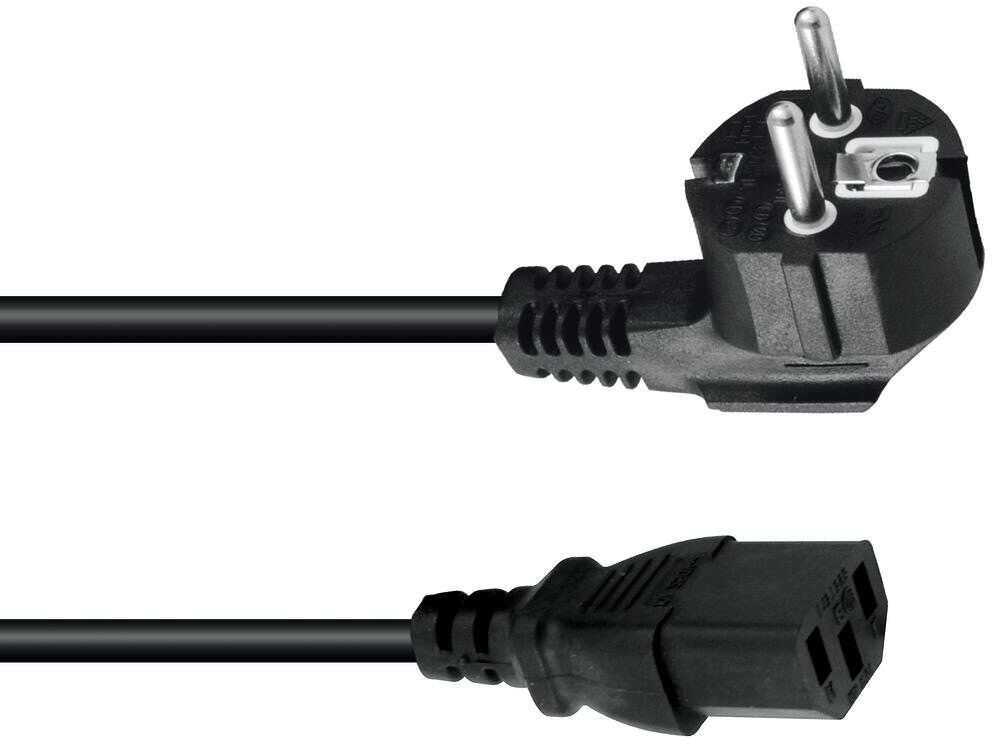 Omnitronic Kaltgeräte Netzkabel 3x1,0 3m Sw