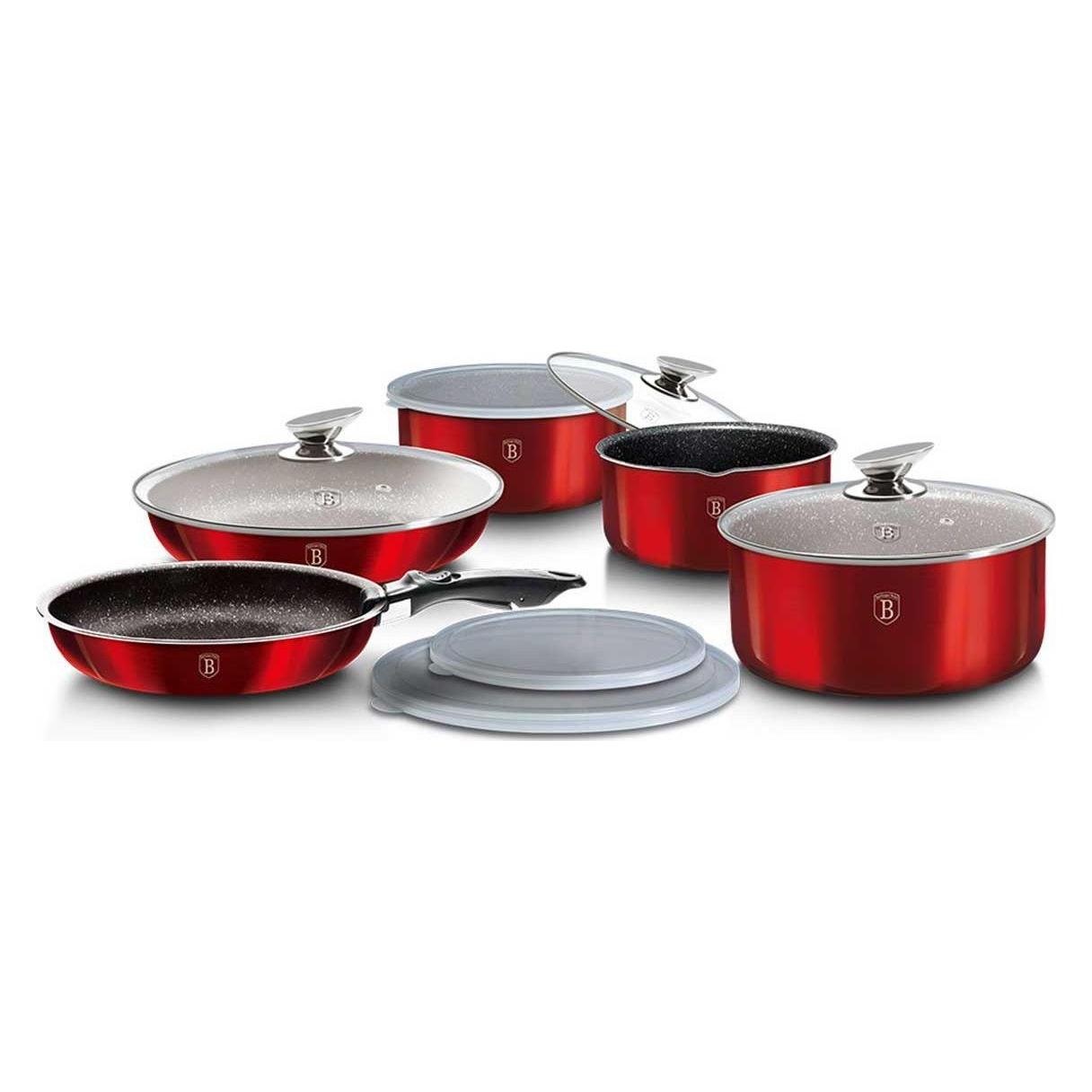 BerlingerHaus GRANITE POT SET Click & Cook BH-1674 (ERT9826)