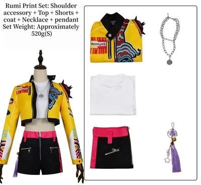 Uplift Essentials Children Cosplay Performance Costume Outfit For K POP Rumi Group Concert And Halloween suit 140