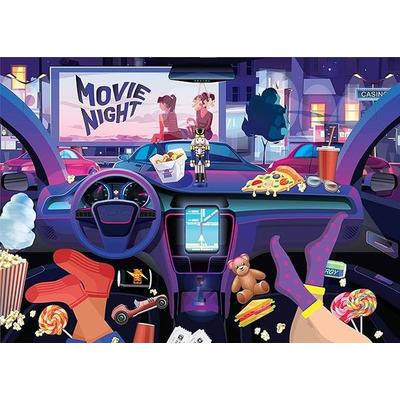 Brain Tree - Car Drive 1000 Piece Puzzle for Adults: With Droplet Technology for Anti Glare & Soft Touch, von , Brain Tree Games