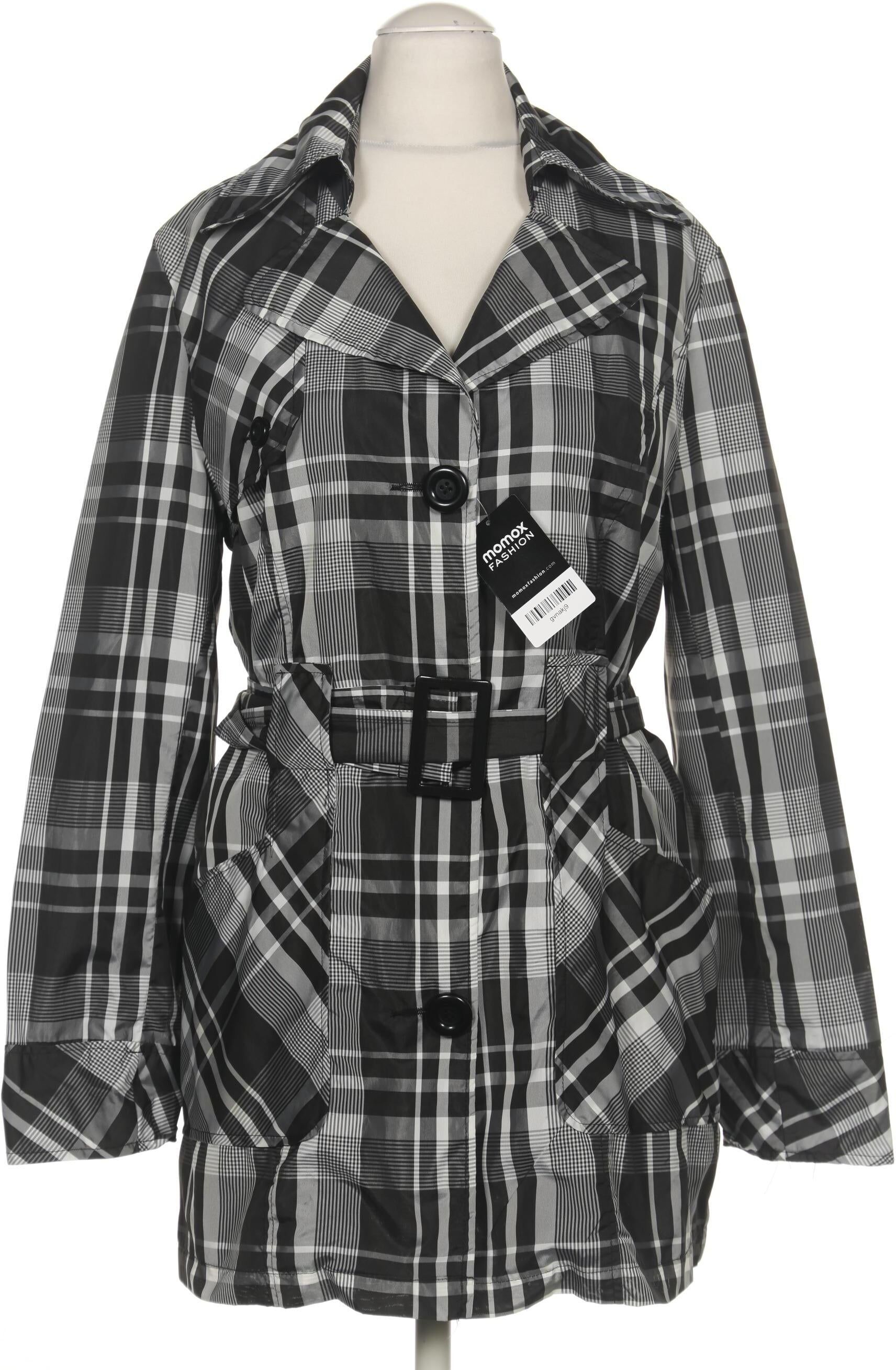 In Linea Damen Mantel, Grau, Gr. EU 38, Synthetik - Second Hand