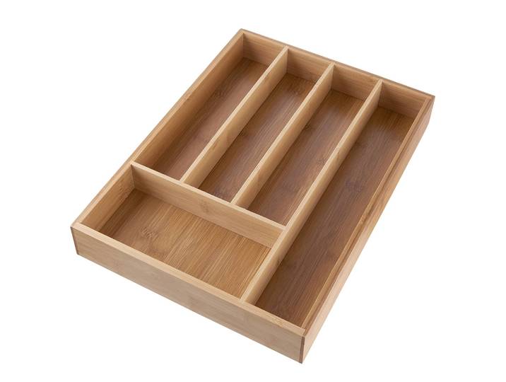 Besteckkasten 26 x 5 x 36cm Braun/Braun