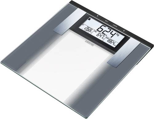 Sanitas SBG 21 Körperanalysewaage Wägebereich (max.)=180 kg Grau, Glas