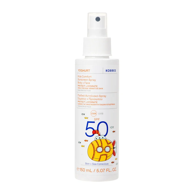KORRES YOGHURT Sonnenschutzspray Kind Gesicht u Körper SPF50, 150ml 21012556