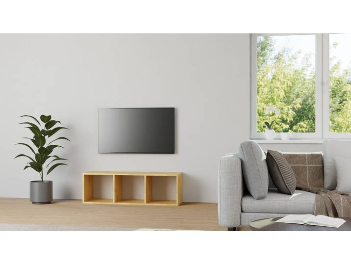 Schlichtes Sideboard aus Holz Buche Natur geölt