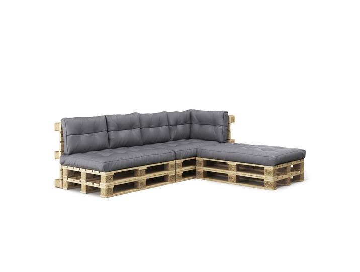 Palettenlounge TENERO inkl. Kissen anthrazit