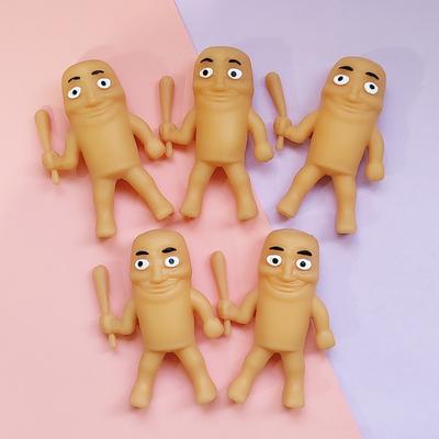 JoyToys Tung Tung Tung Sahur Toy Brainrot Fidget Toy Soft Squishy Collectible Stress Relief Figure 5 Pcs Random