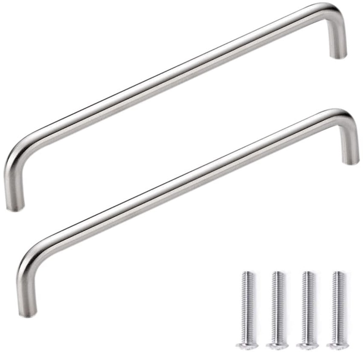 Dailygoods Dailygoody Kastgreep - Roestvrij staal - Zilver - 2 stuks