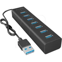 ICY IB-HUB1700U3 - USB 3.0 Typ-A, 7 Port Hub USB Typ-A