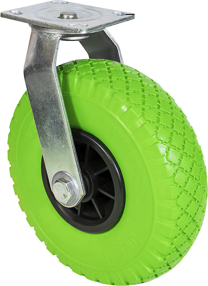 Transportgeräte-Rollen, Rad-Ø 260 mm, Platte, Lenkrolle Wagner